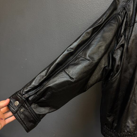 Wilsons XXXL men’s black leather jacket with Thinsulate wool fleece lining - Picture 9 of 13